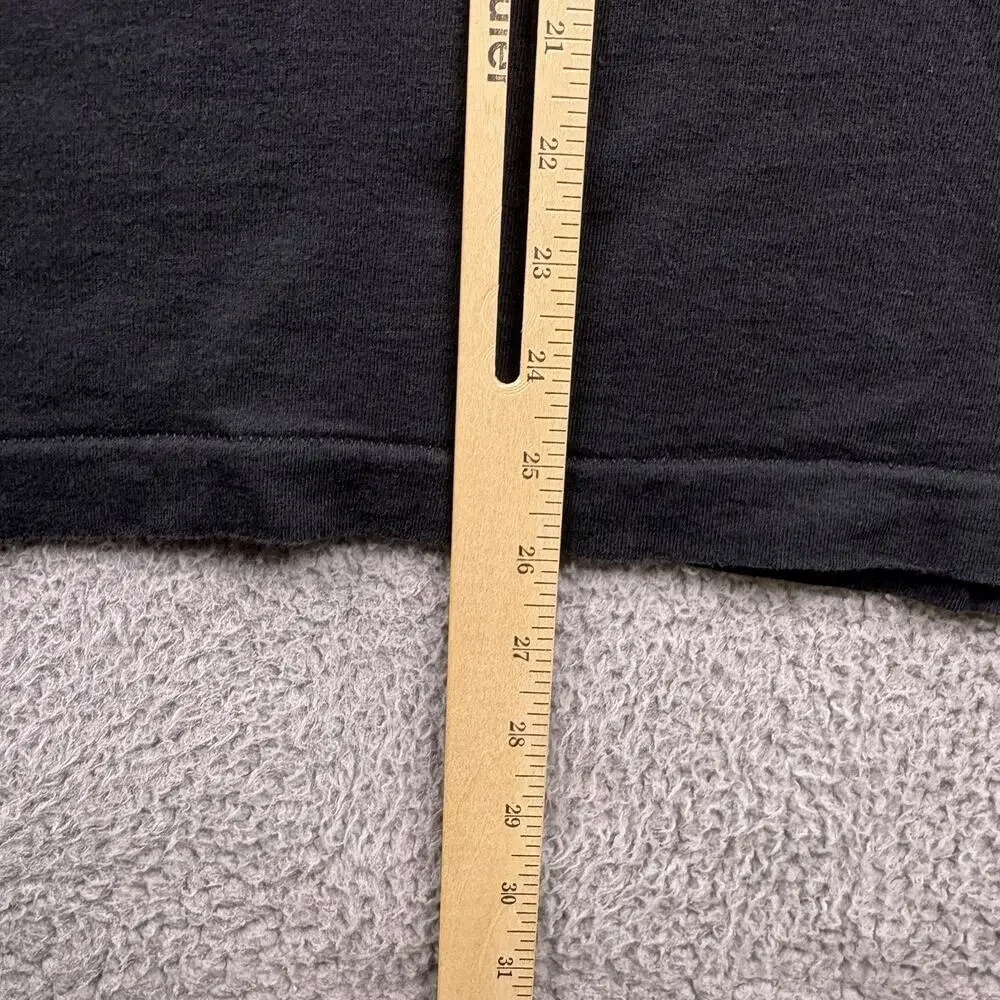VTG MTV Shirt Mens L Black USA Fruit The Loom Pre Shrunk Egg Single Stitch 90s - Picture 10 of 12